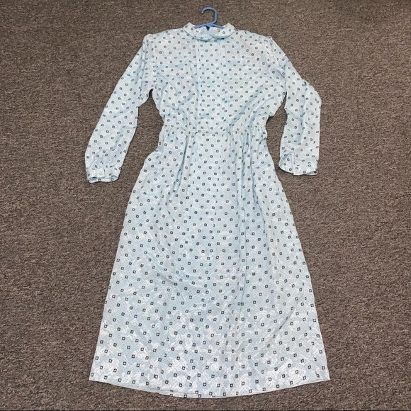 SOLD! 5❤️TRUE Vintage dress.small.medium.large orange white blue short - Picture 2 of 12